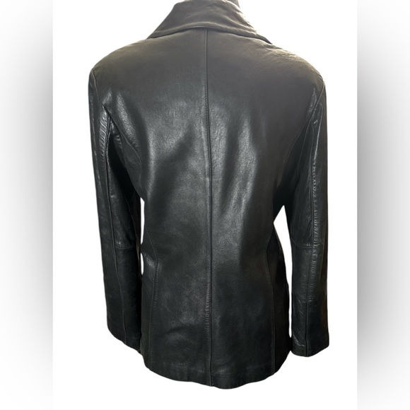 Euro Reaction leather button jacket - Picture 3 of 8